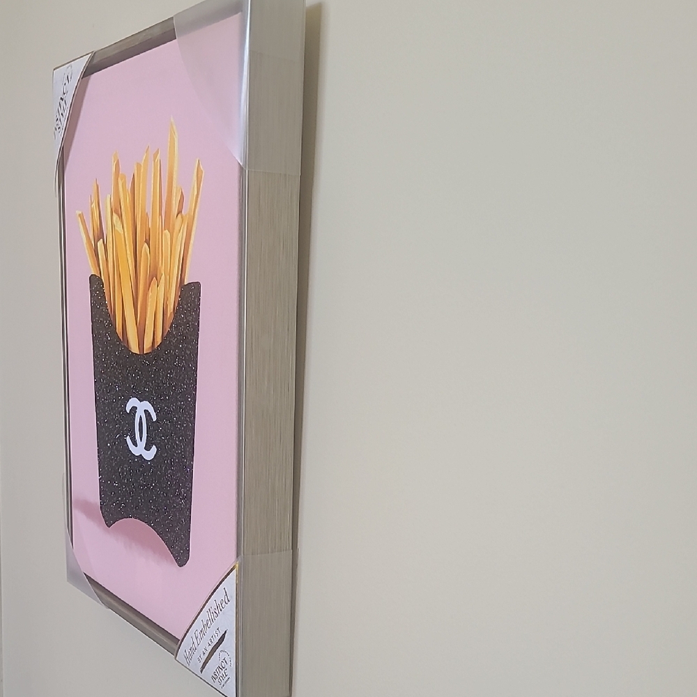 Glitter Fries Wall Art - Picture 6 of 6
